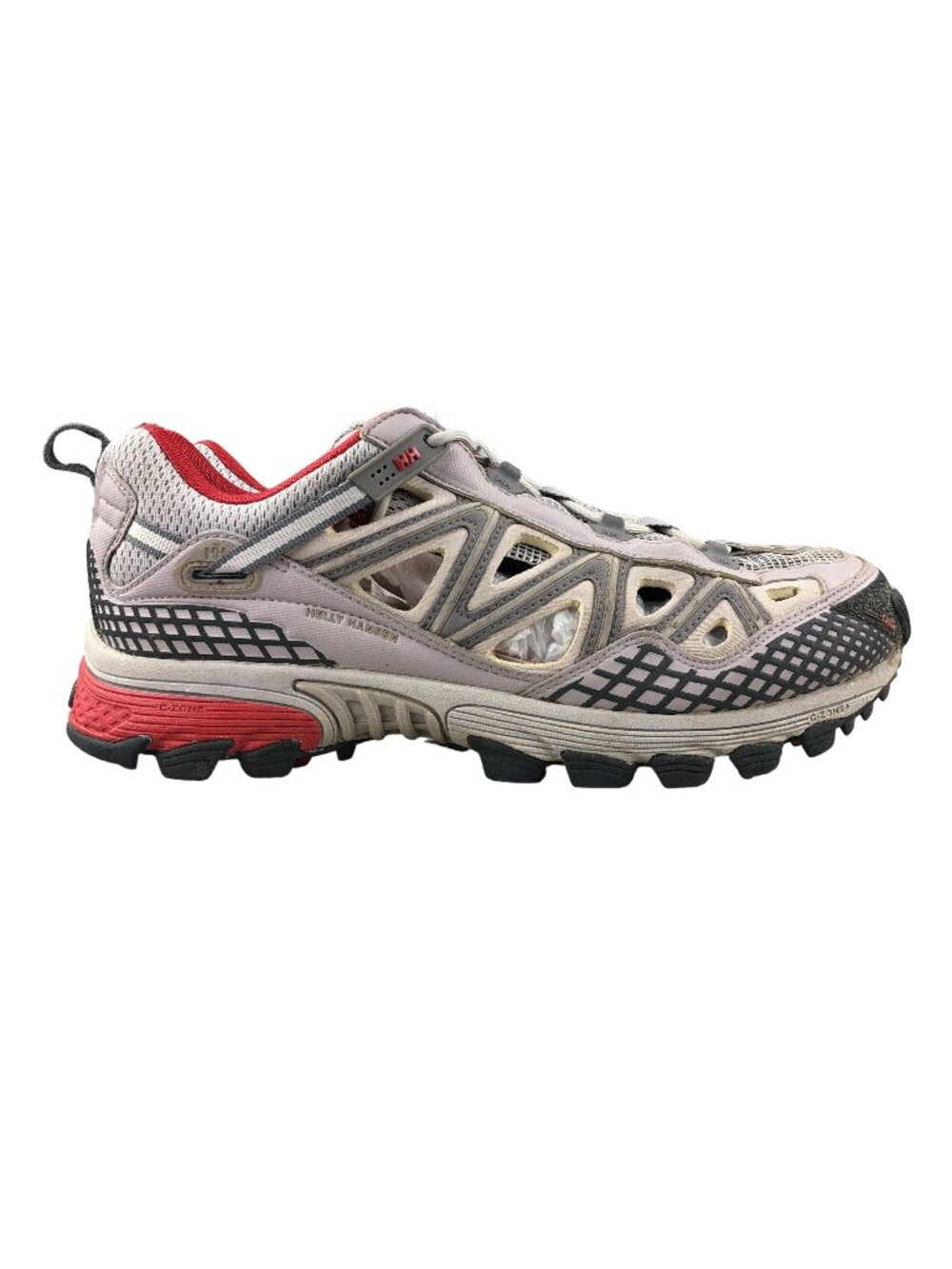Helly Hansen Women's Size 8 LIFA InfinityFit Grey Red Athletic Sneakers